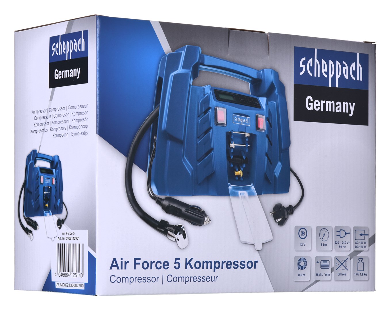 Kompresor zraka SCHEPPACH 5906142901 (0.2 W, AC)