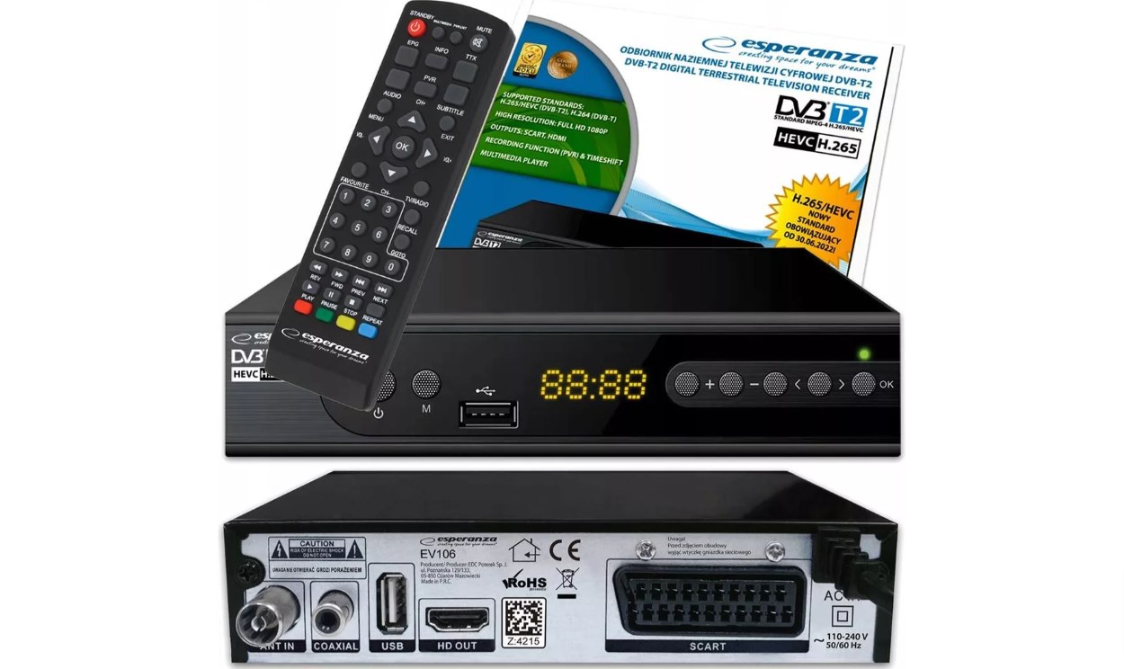 TV prijemnik ESPERANZA EV106R (kabelski) (crni)-1