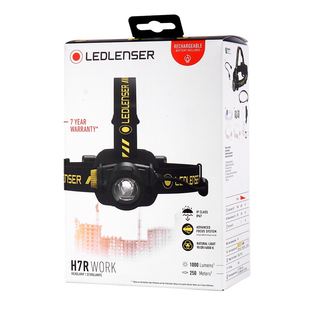 Naglavna svjetiljka LEDLENSER H7R Work-7