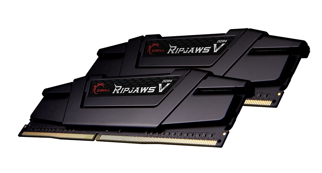 RAM G.SKILL Ripjaws V F4-3600C16D-64GVK (64 GB, 2 x 32 GB, DDR4, 3600 MHz, dual-channel, unbuffered, 1.45 V, CAS 16)-1