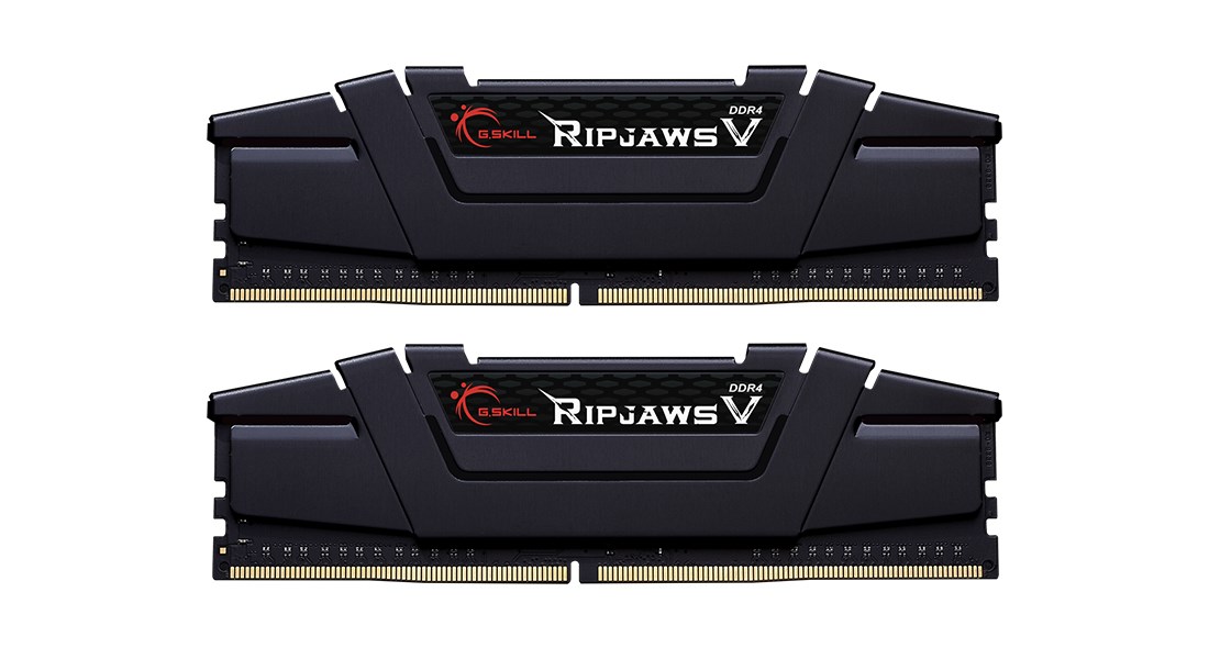 RAM G.SKILL Ripjaws V F4-3600C16D-64GVK (64 GB, 2 x 32 GB, DDR4, 3600 MHz, dual-channel, unbuffered, 1.45 V, CAS 16)-0