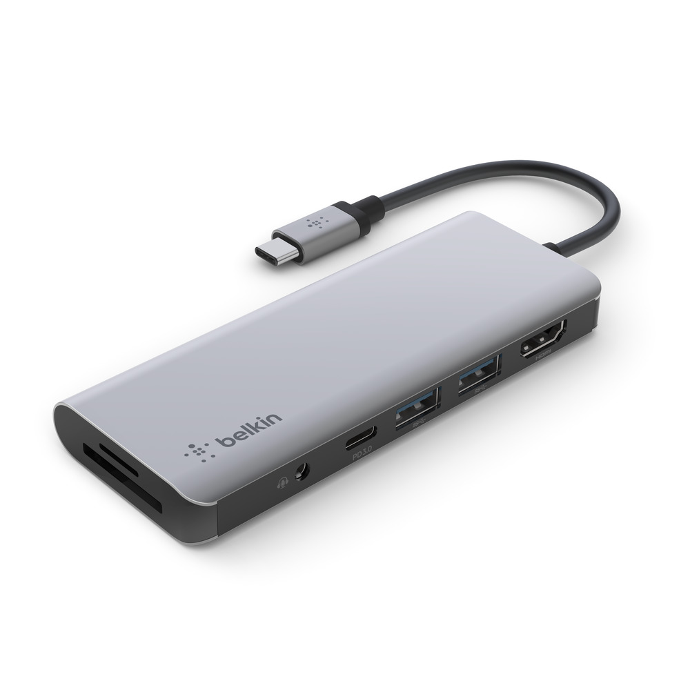 Sučelje s jednim priključkom BELKIN AVC009btSGY (USB 3.2 Gen 1 Type-C) srebrno-0