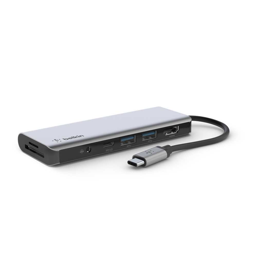 Sučelje s jednim priključkom BELKIN AVC009btSGY (USB 3.2 Gen 1 Type-C) srebrno-6