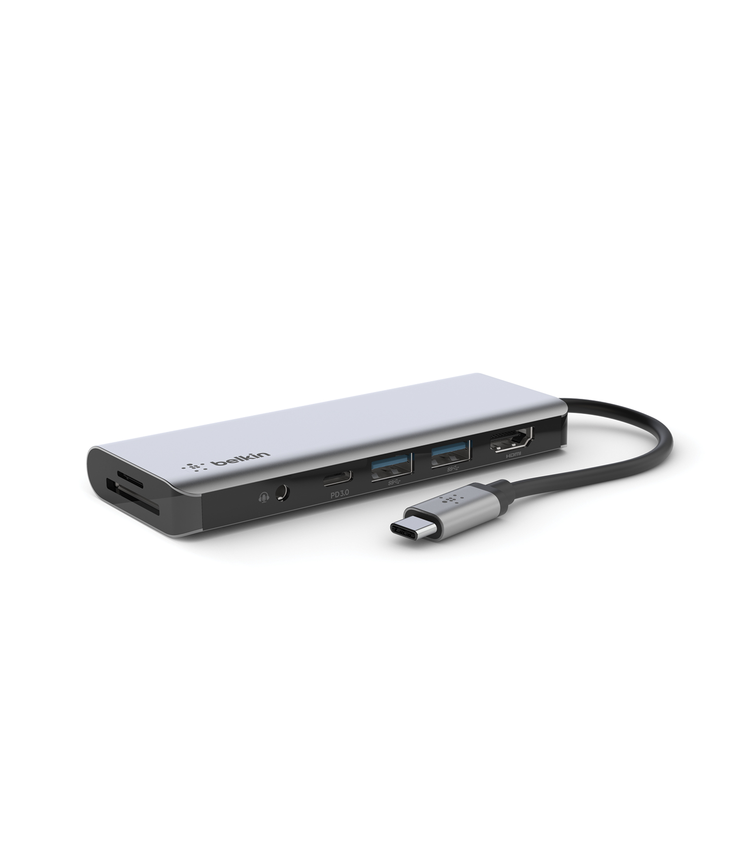 Sučelje s jednim priključkom BELKIN AVC009btSGY (USB 3.2 Gen 1 Type-C) srebrno-1