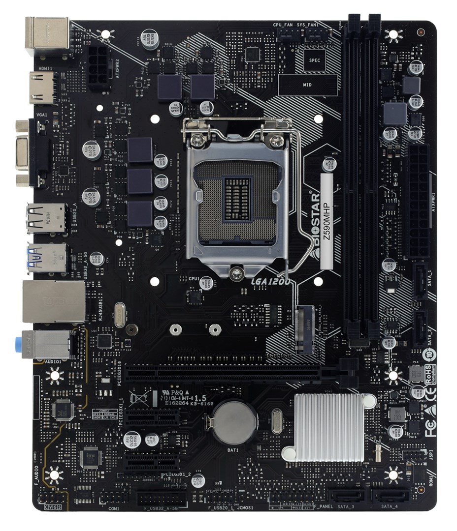 Matična ploča BIOSTAR Z590MHP (Intel Z590, LGA 1200, micro ATX)-3