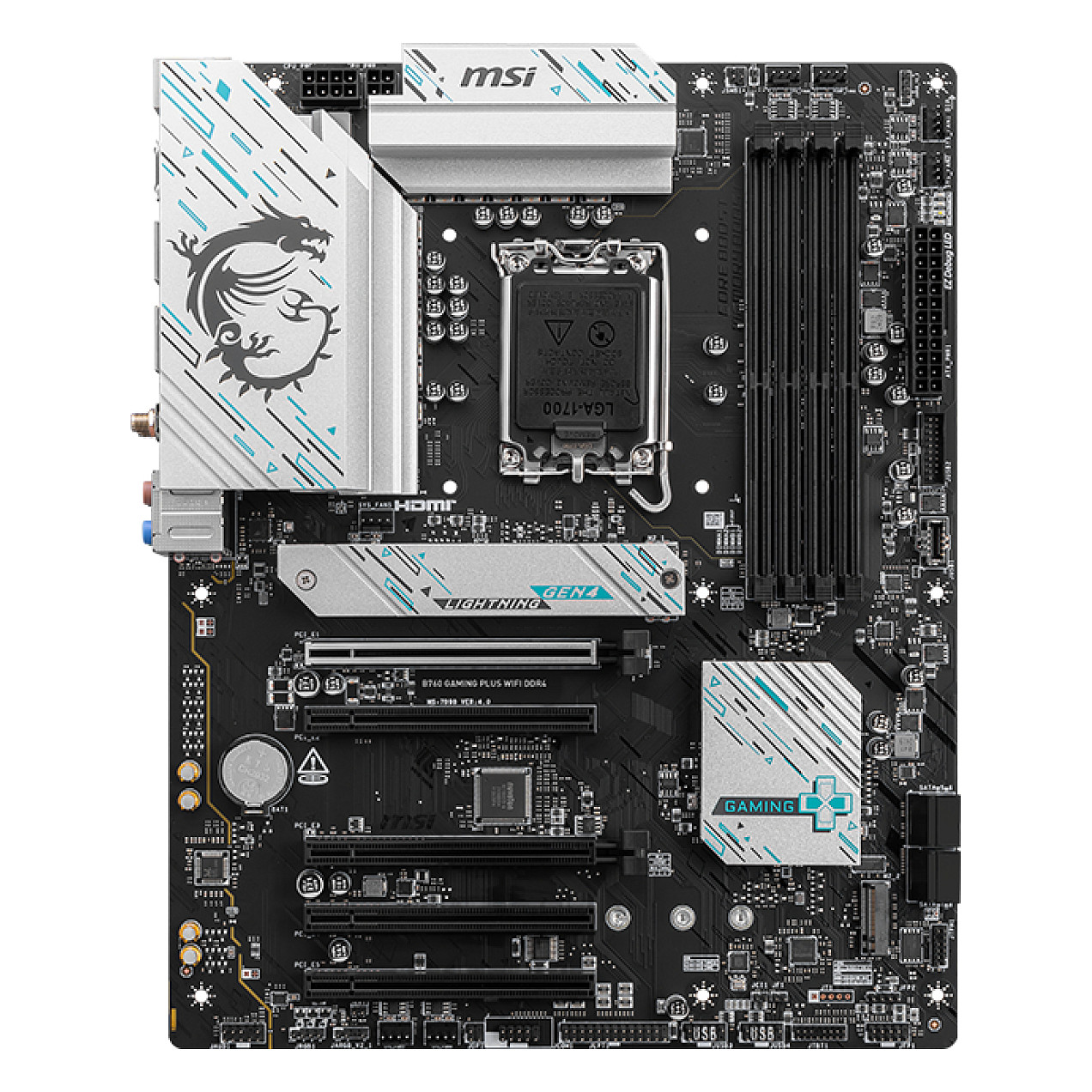 Motherboard MSI B760 GAMING PLUS WIFI (intel b760, lga 1700, atx)-1