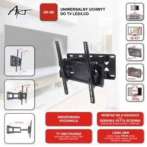 TV nosač ART RAMT AR-86 (Tip montaže Zidna)-2