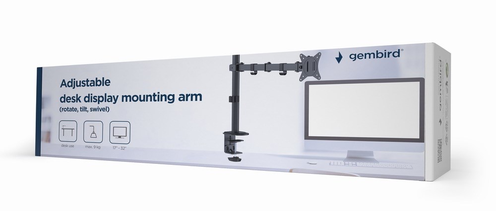 Nosač za monitor GEMBIRD MA-D1-01 (32", za stol) crna-9