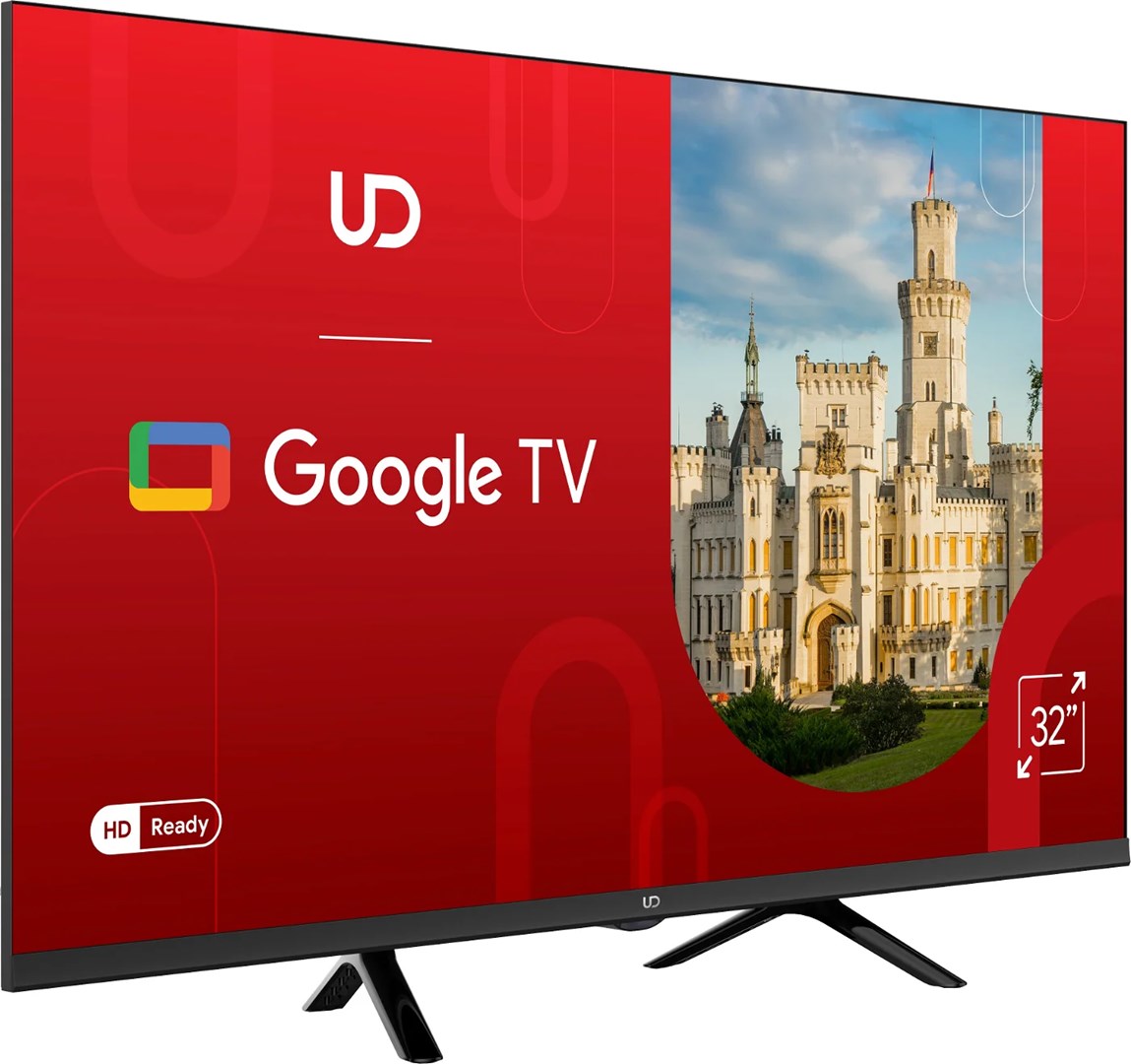TV UD D- LED 32GW5210S (81 cm, HD Ready, HDR10, Smart TV, Google TV, DVB-T/T2/C/S2)-1