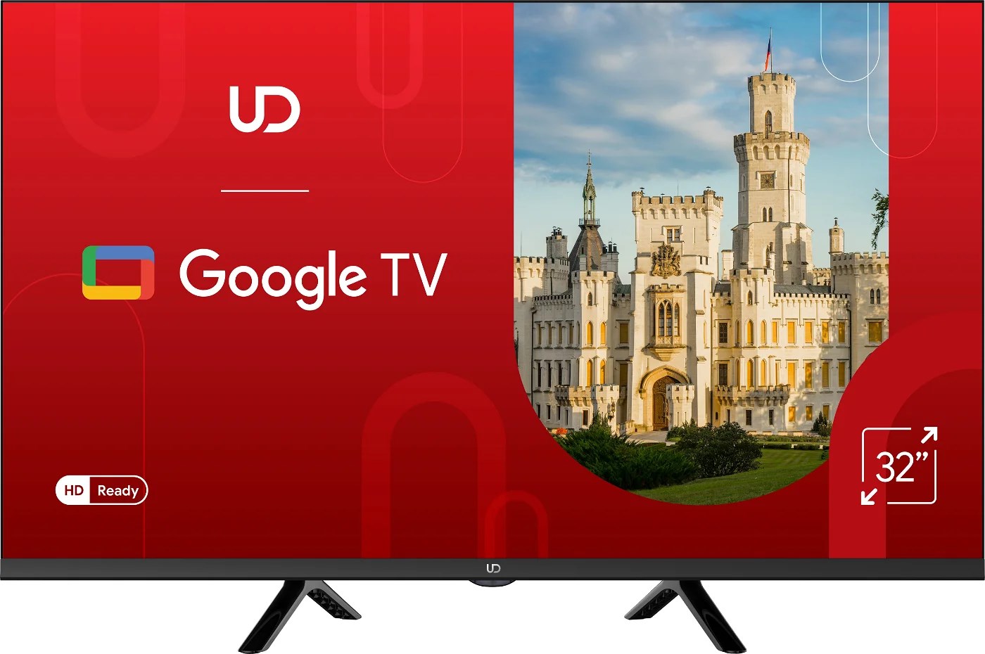 TV UD D- LED 32GW5210S (81 cm, HD Ready, HDR10, Smart TV, Google TV, DVB-T/T2/C/S2)-0