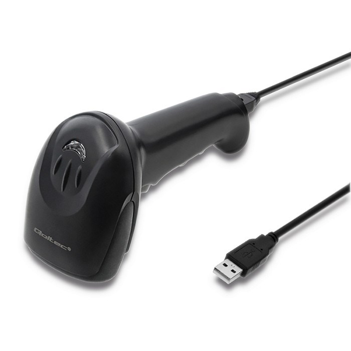 Laserski barkod skener QOLTEC 50866 (1D, CCD, USB) crni-3