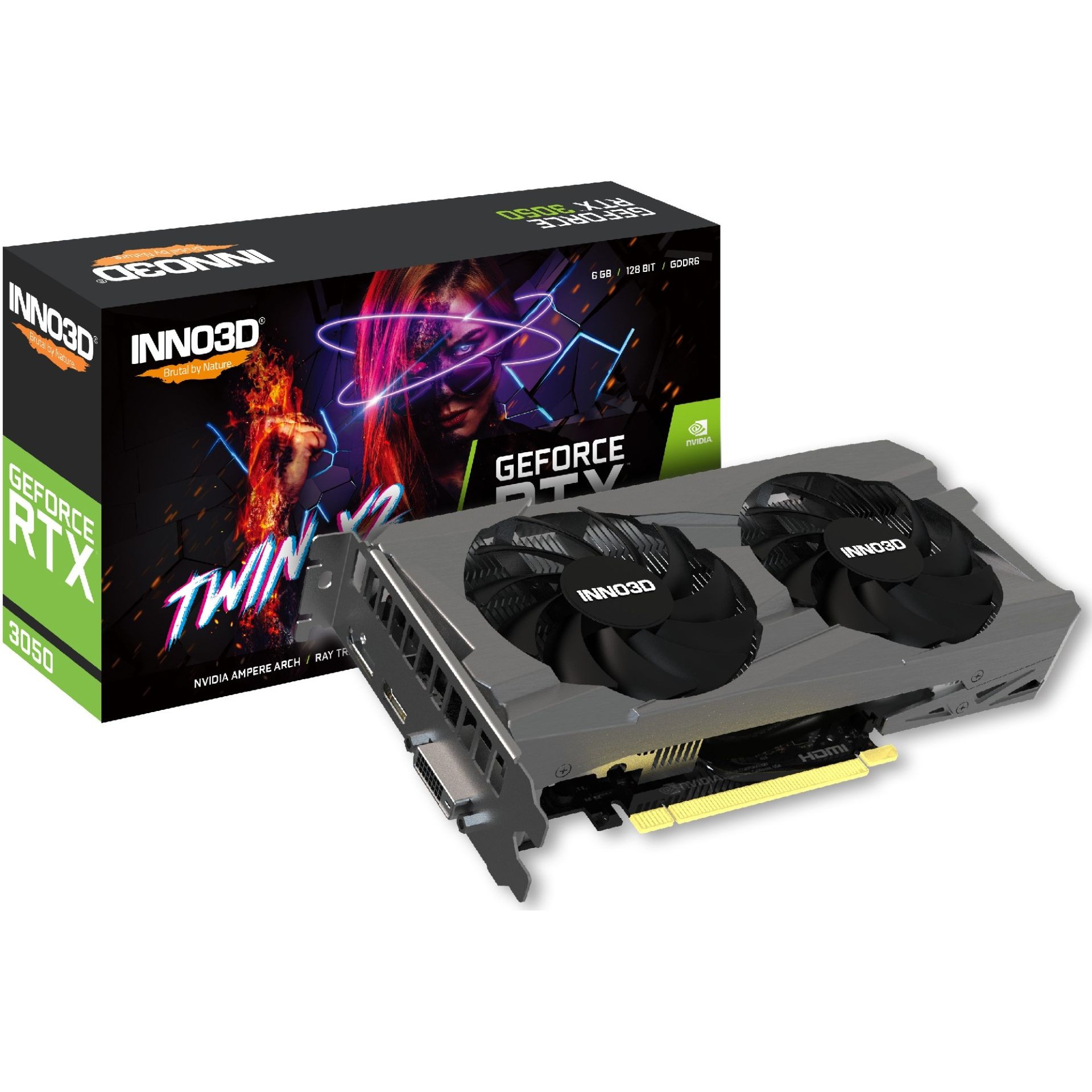 Grafička kartica INNO3D GeForce RTX 3050 Twin X2 6 GB GDDR6-0