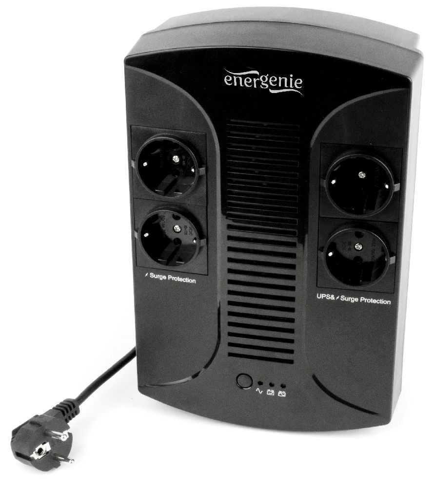 Izvor napajanja EnerGenie EG-UPS-001 (Line-Interactive, 0.65 kVA, 390 W, 4 AC izlaza)-1