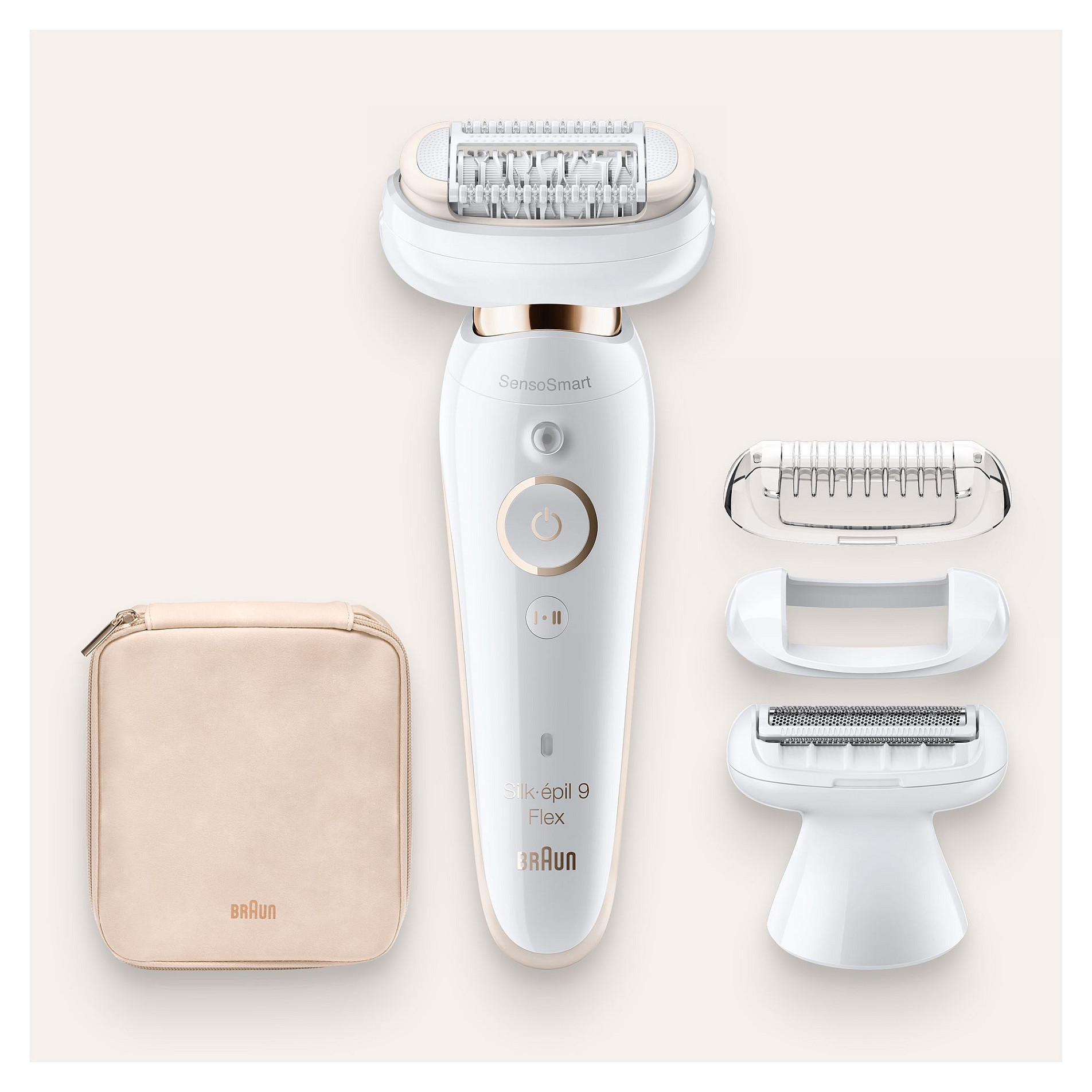 Epilator BRAUN Silk-épil 9 9002 (bežični Wet & Dry, 40 pinceta, 2 brzine, MicroGrip tehnologija, bijeli)-2