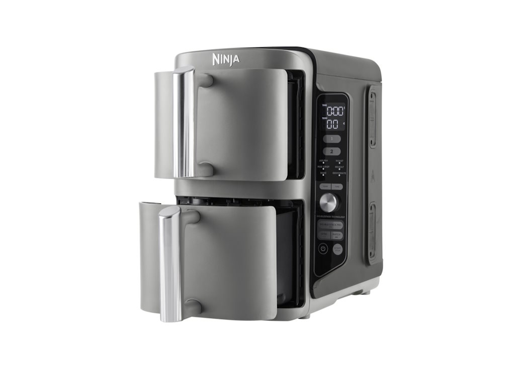 Ninja SL400EU fryer Double 9.5 L 2470 W Hot air fryer Black, Grey