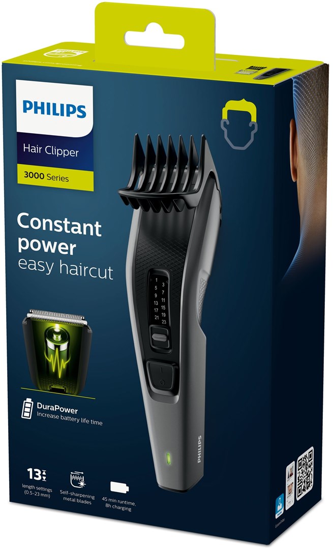 Šišač za kosu PHILIPS Hairclippers Series 3000 HC3525/15 (samooštreće metalne oštrice)-1