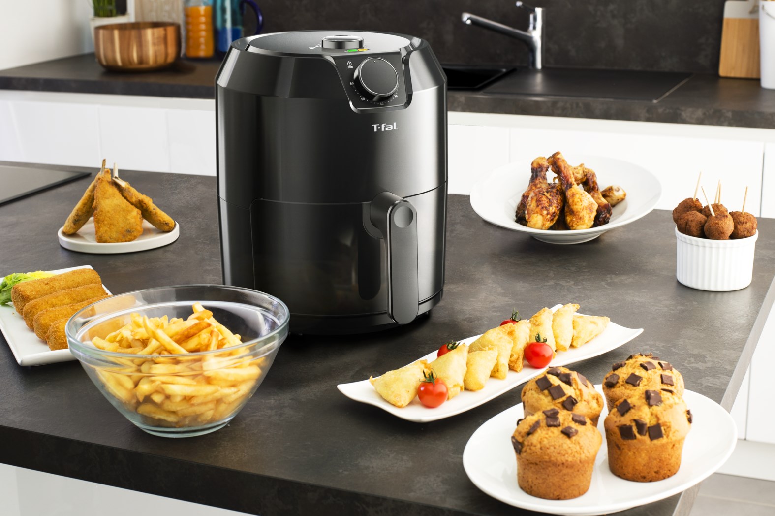 Friteza na vrući zrak TEFAL Easy Fry Classic EY201815 (1500W, 4.2L)-4