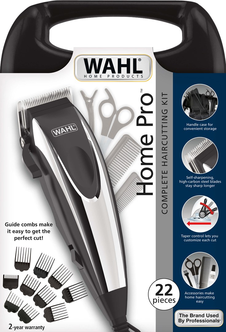 Stroj za šišanje WAHL 09243-2616 Home Pro Black, Metallic (8 dužina, 1 brzina, 4.6 cm širina reza)-1