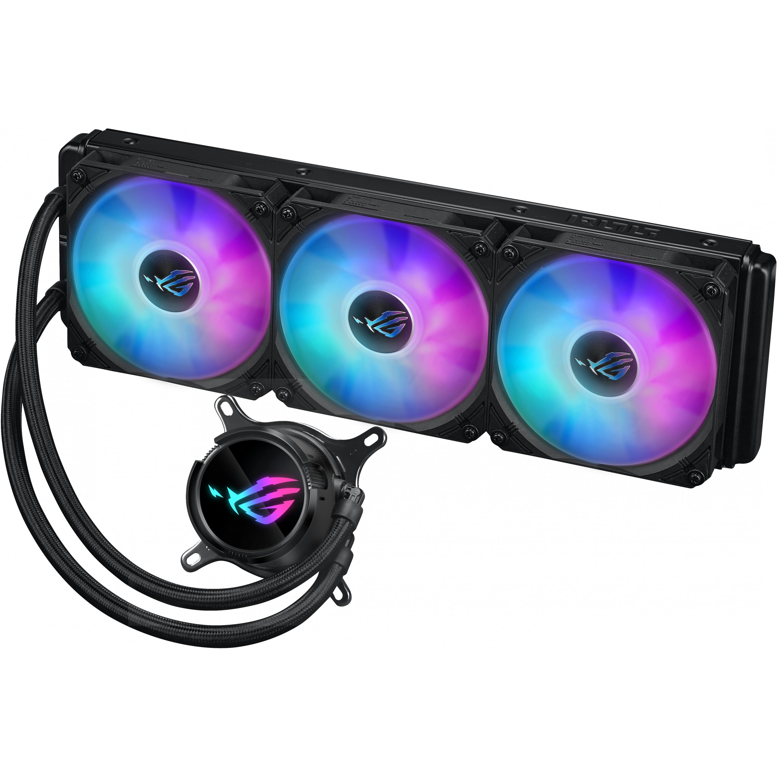 Tekući hladnjak za procesor ASUS ROG Strix LC III 360 ARGB (12 cm, 800-2200 RPM, 36 dB, PWM podrška, LCD)-0