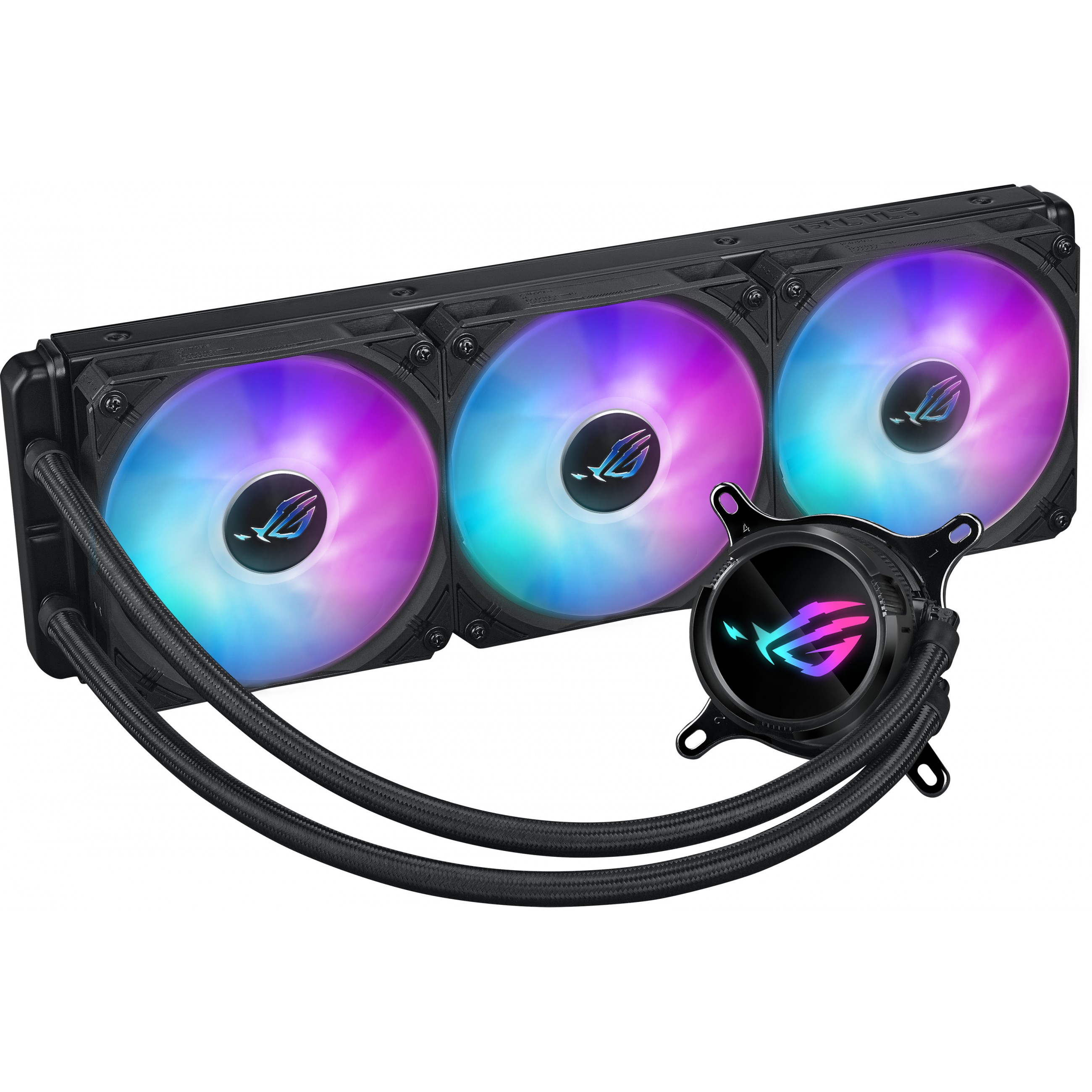 Tekući hladnjak za procesor ASUS ROG Strix LC III 360 ARGB (12 cm, 800-2200 RPM, 36 dB, PWM podrška, LCD)-1