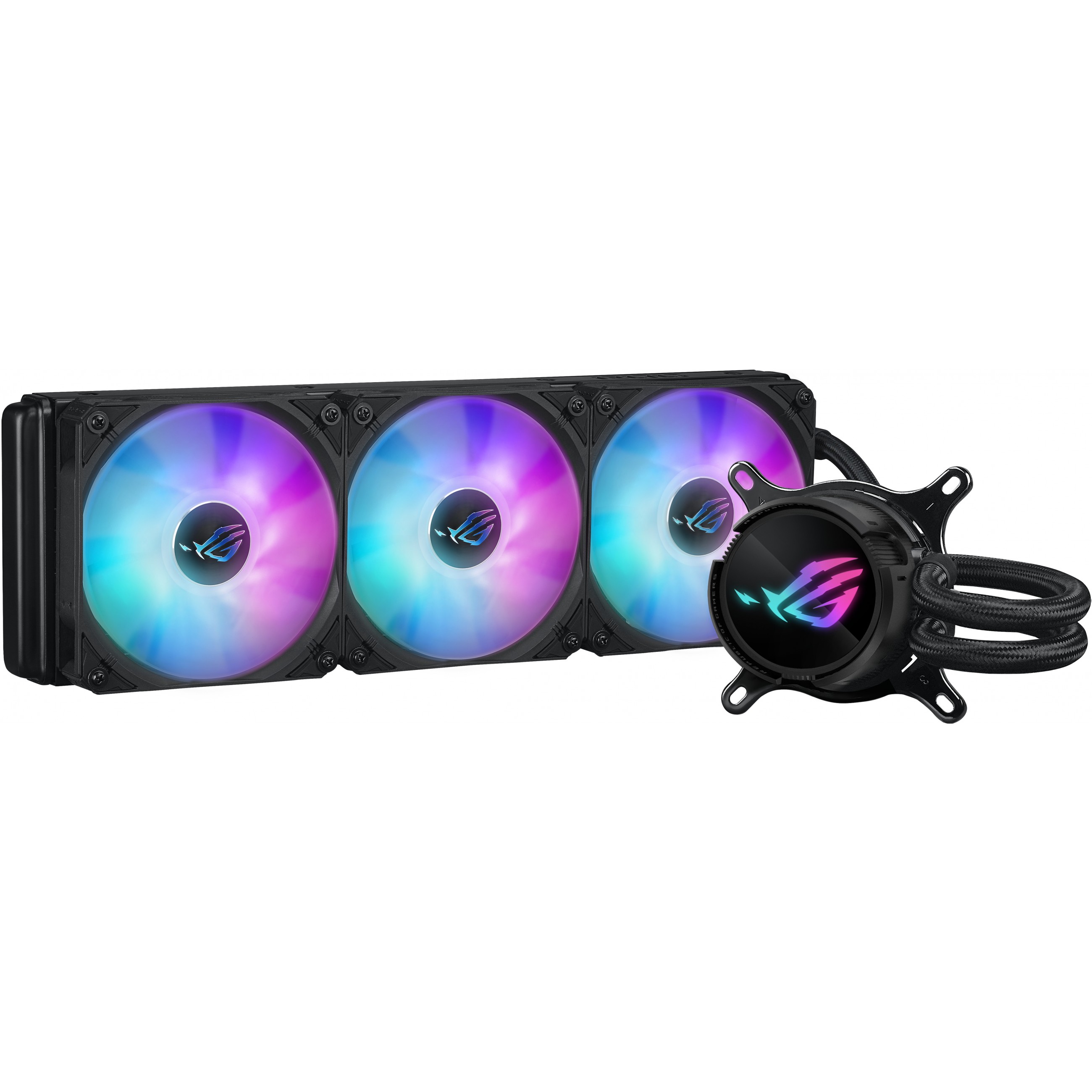 Tekući hladnjak za procesor ASUS ROG Strix LC III 360 ARGB (12 cm, 800-2200 RPM, 36 dB, PWM podrška, LCD)-3
