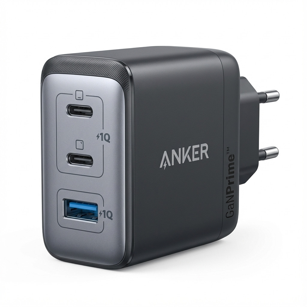 Adapter/punjač ANKER 737 GaN Prime 120W 2×USB-C + 1×USB-A, Power IQ, A2148311-4