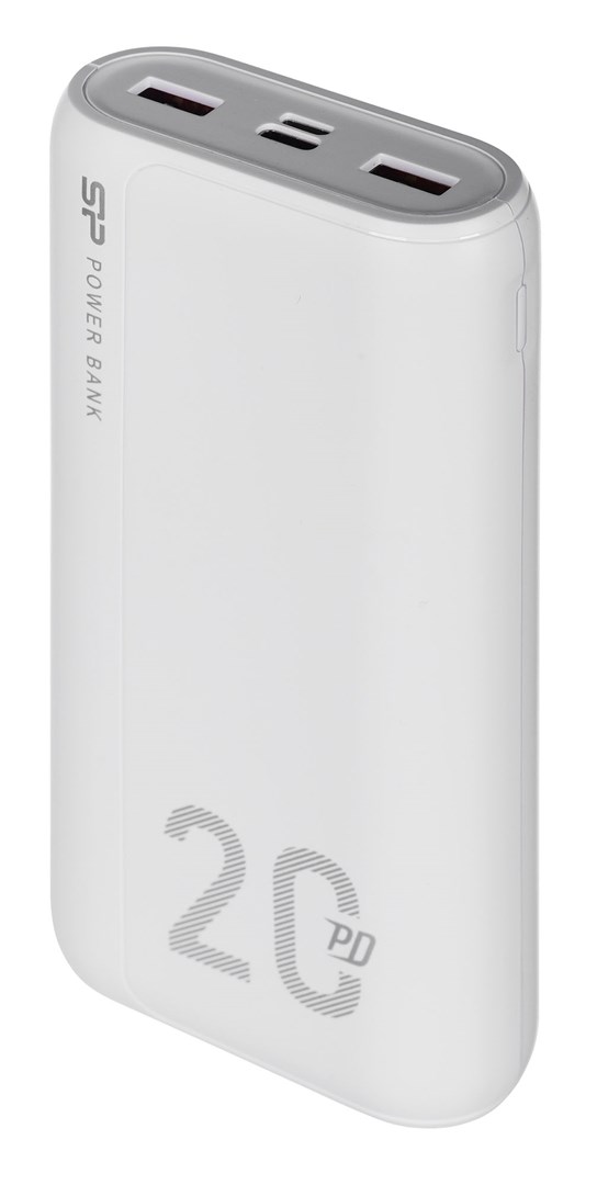 SILICON POWER QS15 Powerbank External battery 20000 mAh 2x USB QC 3.0 1x USB-C PD (SP20KMAPBKQS150W) White-5
