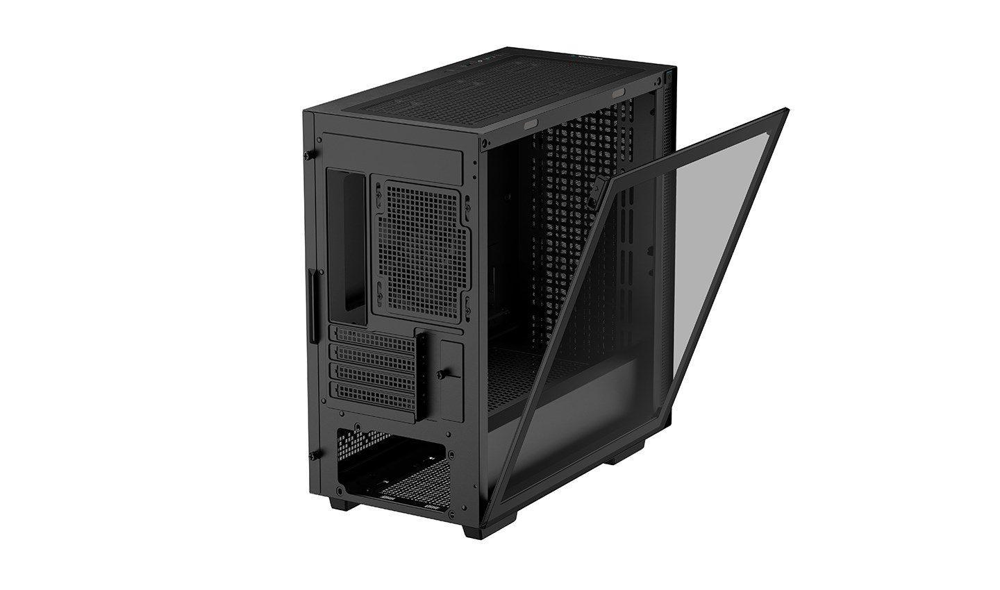 Kućište DEEPCOOL CH370 crna (Mini Tower, Tempered glass, 2x 3.5" i 3x 2.5" bay)-1