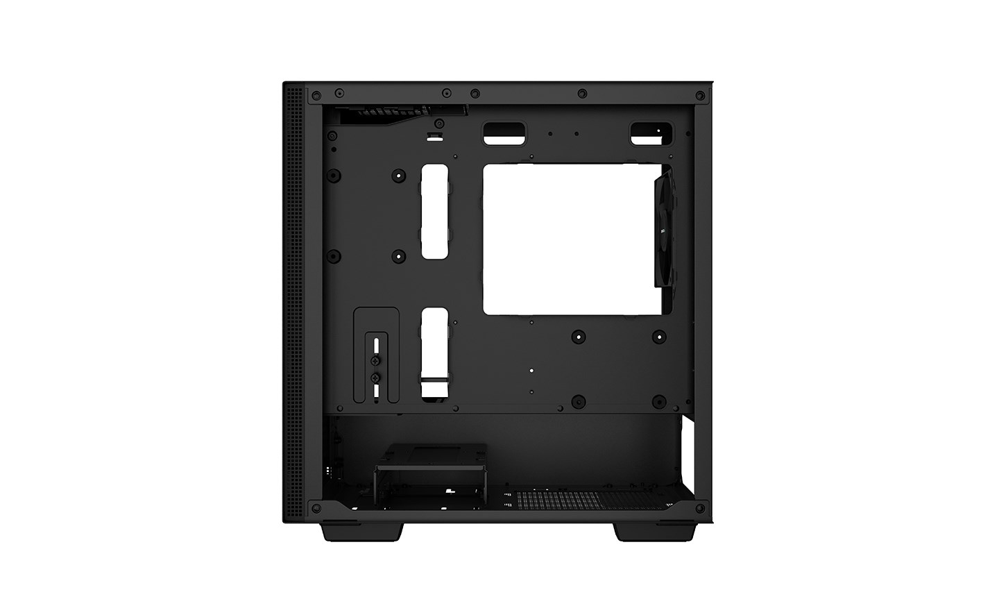 Kućište DEEPCOOL CH370 crna (Mini Tower, Tempered glass, 2x 3.5" i 3x 2.5" bay)-6