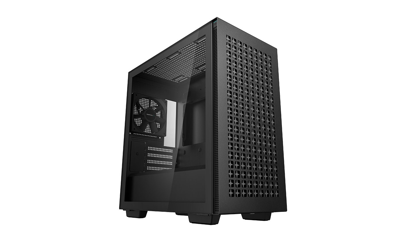 Kućište DEEPCOOL CH370 crna (Mini Tower, Tempered glass, 2x 3.5" i 3x 2.5" bay)-9