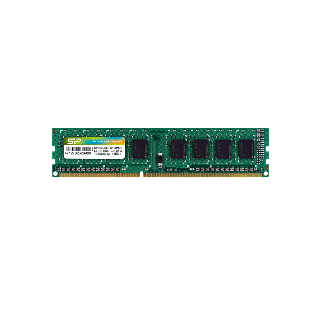 RAM memorija SILICON POWER SP004GBLTU160N02 DDR3 UDIMM (1600 MHz CL11 1,5V 4 GB)-0