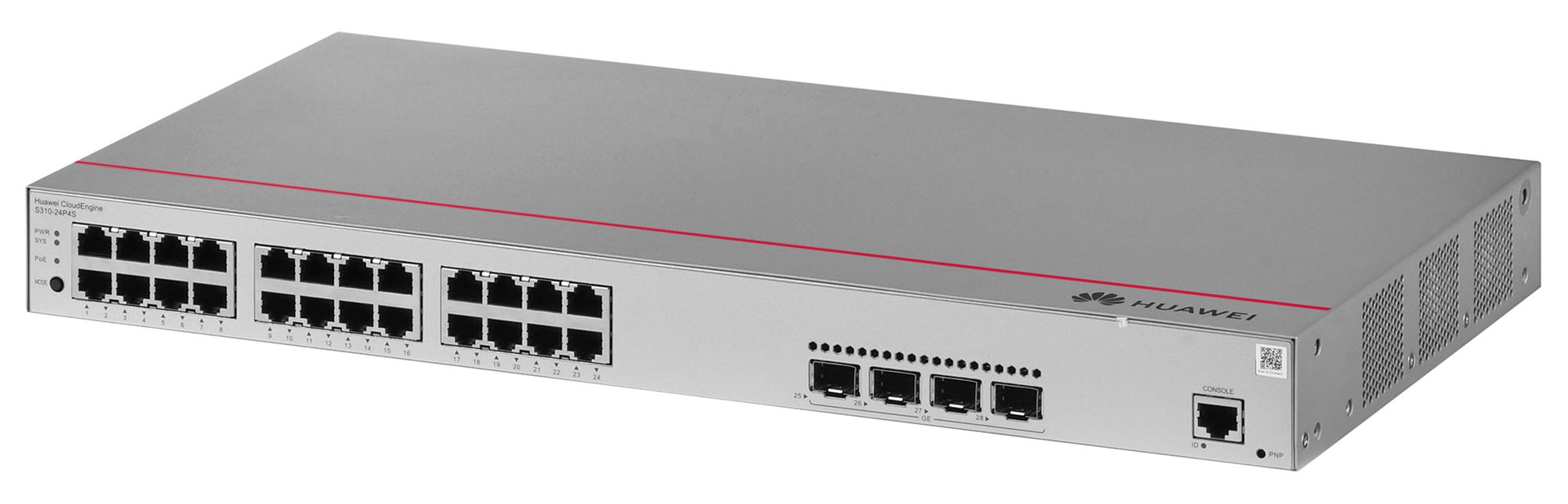 Mrežni prekidač HUAWEI S310-24P4S (Managed L3, Gigabit Ethernet, Power over Ethernet, 1U)-0