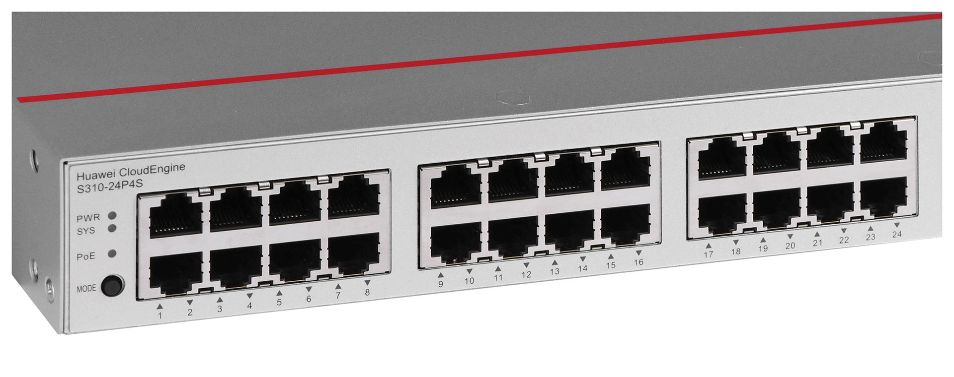 Mrežni prekidač HUAWEI S310-24P4S (Managed L3, Gigabit Ethernet, Power over Ethernet, 1U)-3