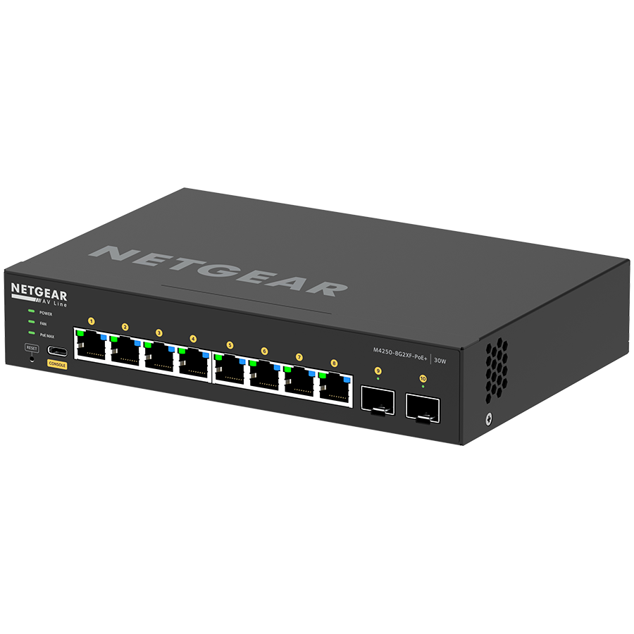 Prekidač NETGEAR 8x1G PoE+ 220W and 2xSFP+ (220W, 8x1G, 2xSFP+)-17