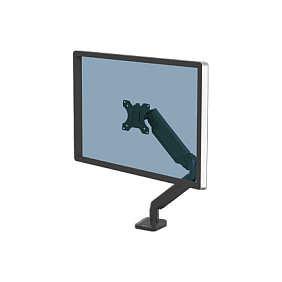Ergonomska ruka FELLOWES platinum serija (crna, aluminij, visinska prilagodba, rotacija 360°, nagib -45 - 45°, podržava 1 monitor, maksimalna težina 8 kg)-0