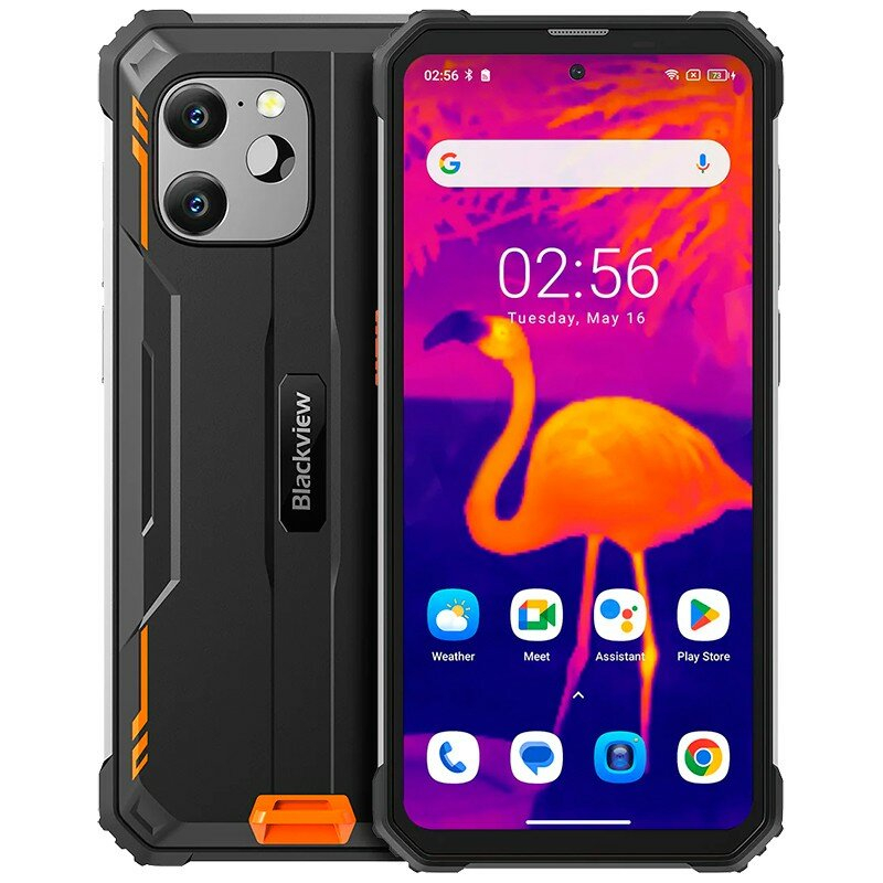 Mobitel BLACKVIEW BV8900 8GB/256GB crno narančasni