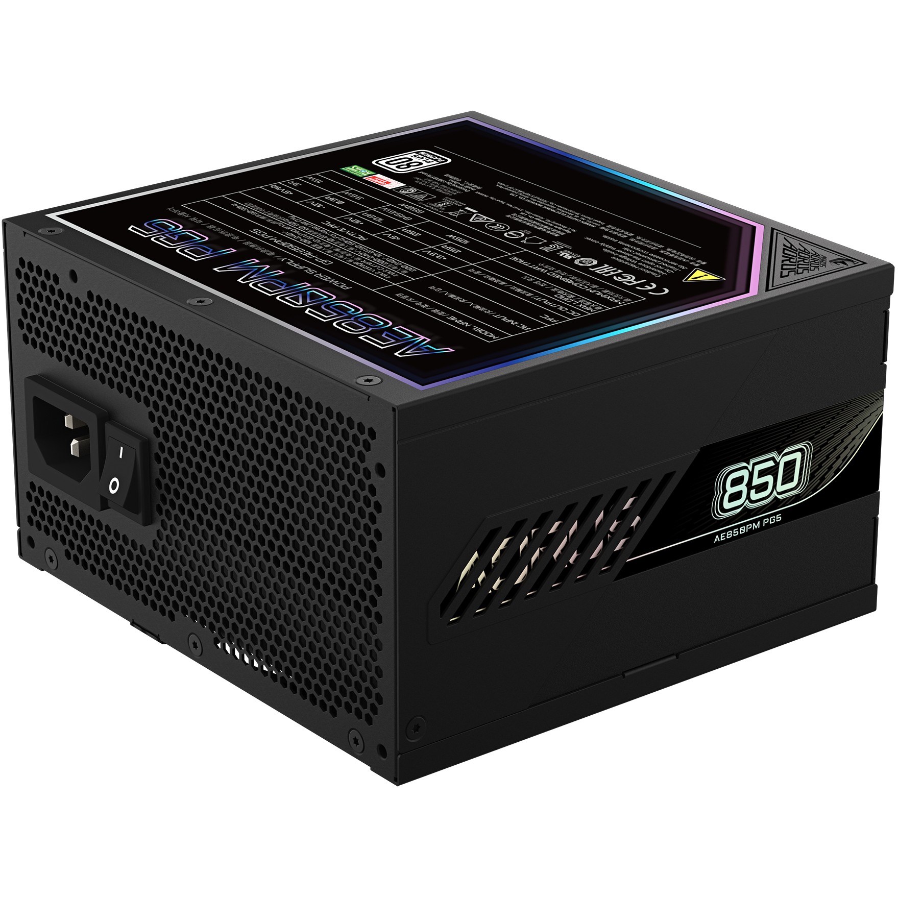 Napajanje GIGABYTE AORUS ELITE PLATINUM ATX 3.1 850W-5