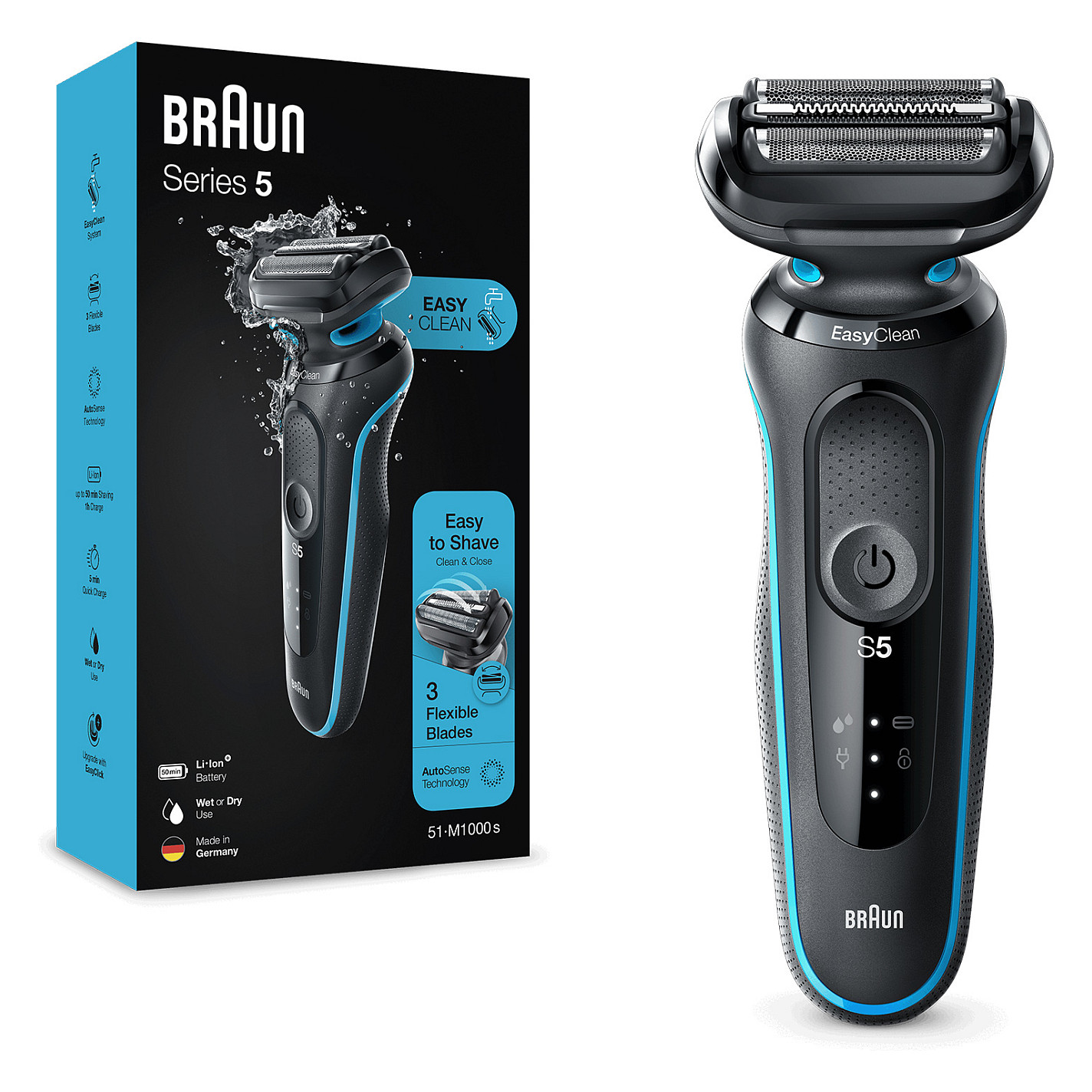 Brijac Braun SERIA 5 51-M1000S (crna boja)-5