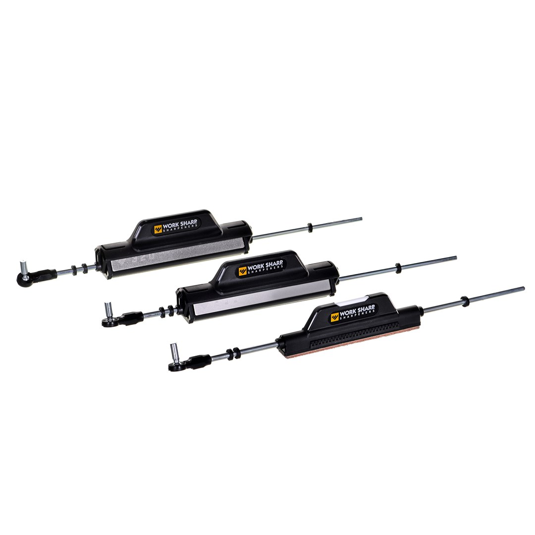 Set za oštrenje noževa WORK SHARP Precision Adjust Upgrade Kit (Tri-Brasive, keramički oštrač, kožni remen)-0