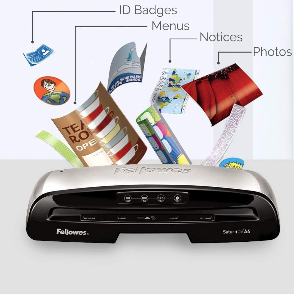 Fellowes Saturn 3i A4 Laminator 300 mm/min Black, Silver-5