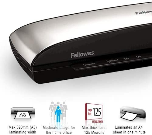 Fellowes Spectra A3 Cold/hot laminator Black, Grey
