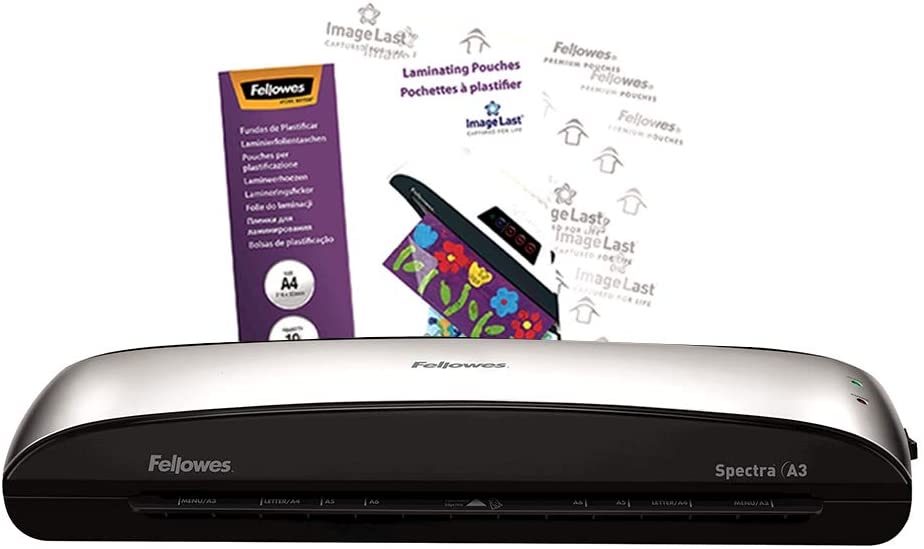 Fellowes Spectra A3 Cold/hot laminator Black, Grey-4