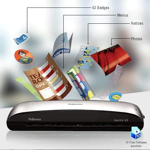 Fellowes Spectra A3 Cold/hot laminator Black, Grey-1