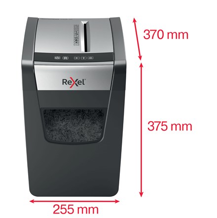 Uništavač papira REXEL Momentum X312-SL (rezanje na čestice) crno-sivi-4