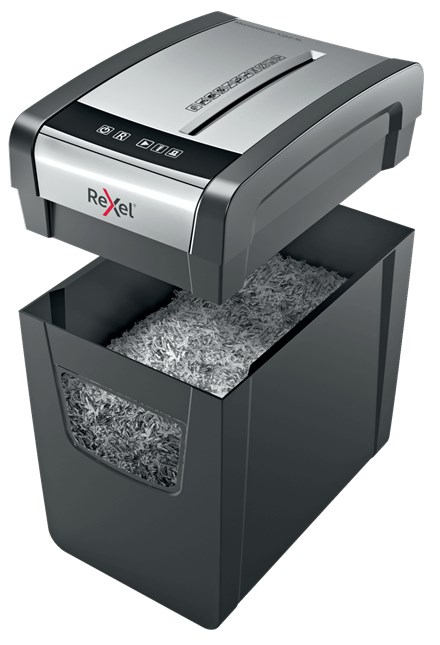 Uništavač papira REXEL Momentum X312-SL (rezanje na čestice) crno-sivi-3