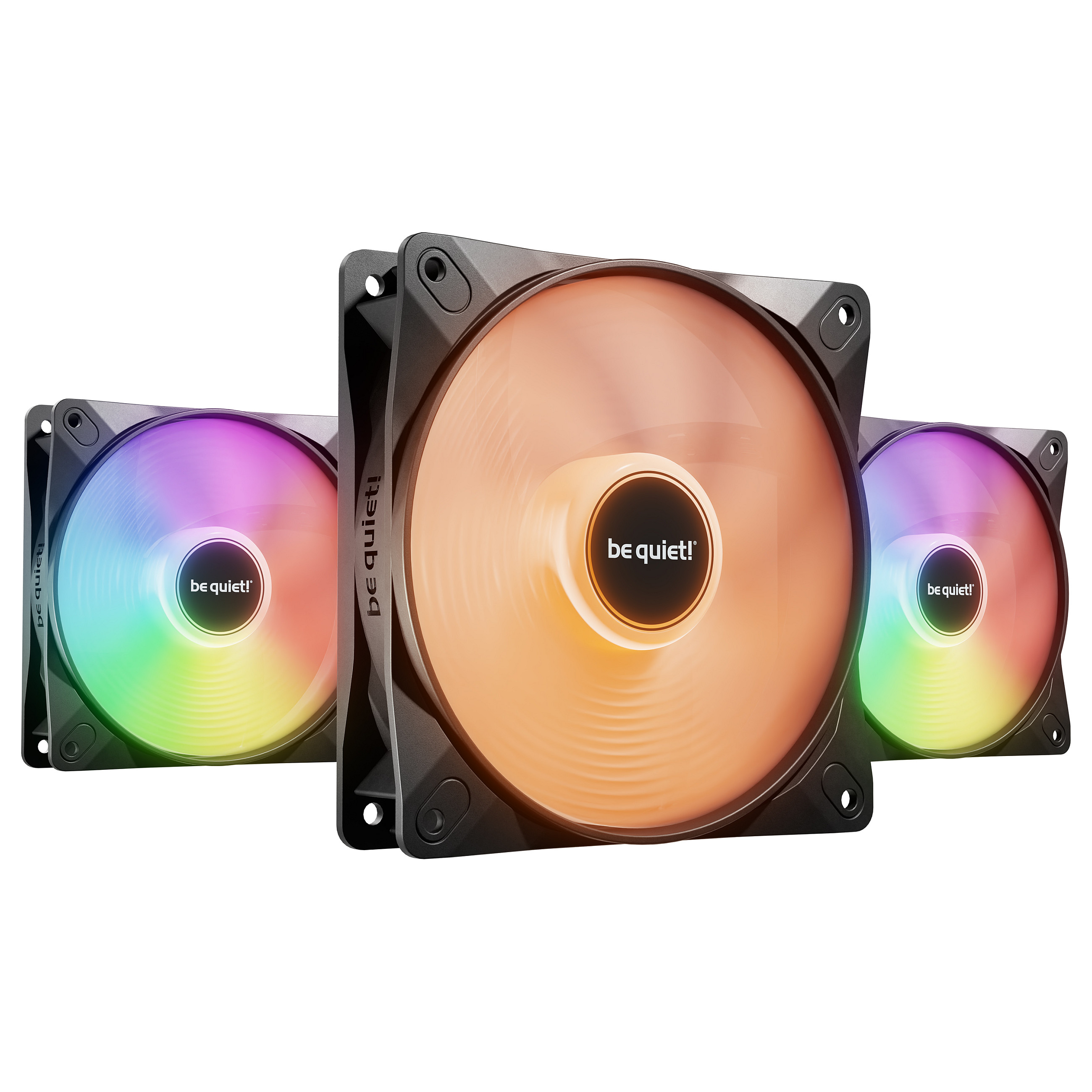 Ventilatori za računalno kućište BE QUIET! LIGHT WINGS LX 120mm PWM High Speed 3-Pack Black (3 komada, 2100 RPM, 61.8 cfm, 30.9 dB, 4-pin)-0