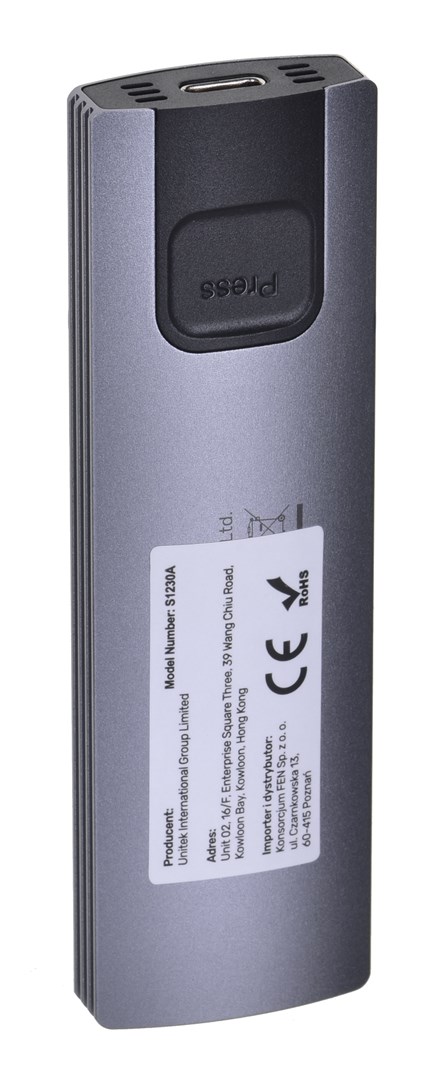 Kućište za SSD UNITEK (USB 3.2 Gen2 Type-C, M.2 NVME/SATA SSD)