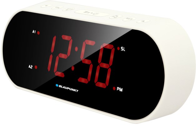 Blaupunkt CR6WH alarm clock Digital alarm clock Black, White-1