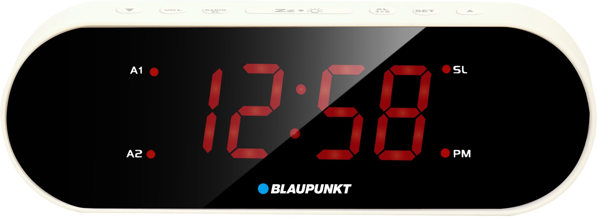 Blaupunkt CR6WH alarm clock Digital alarm clock Black, White-0
