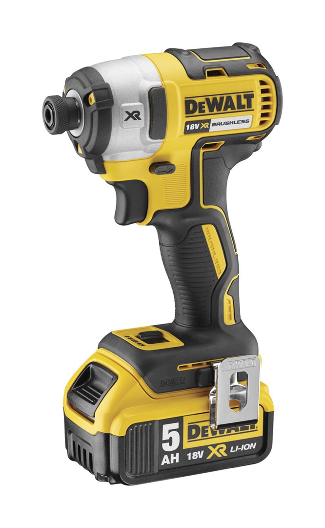 Električni ključ DeWALT DCF887P2-QW (crni žuti, 1/4", 3250 okr/min, 205 Nm, 18 V)-0